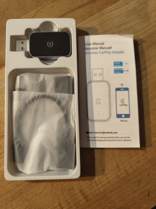 NOWY adapter bezprzewodowy CarPlay AIZEO SYY03