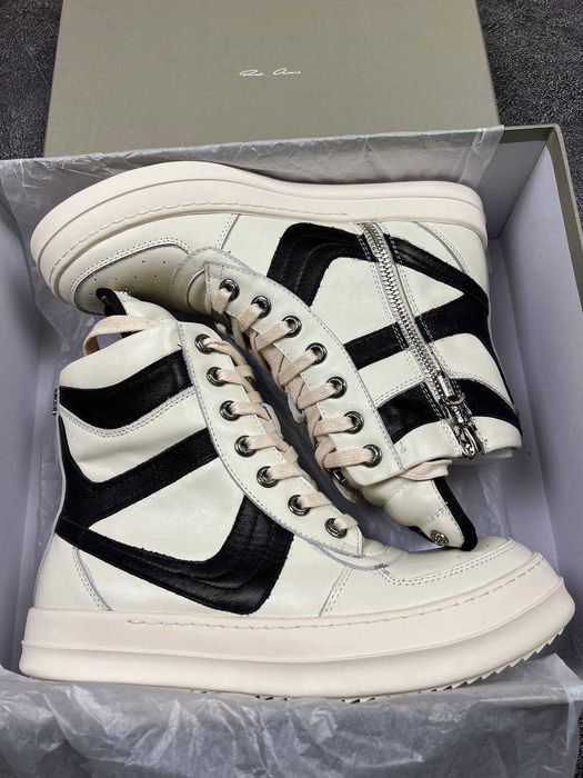 Rick Owens x Chrome Hearts Geobasket Low White: 999 грн