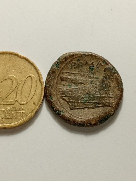 Moeda Romana Romana , escassa
