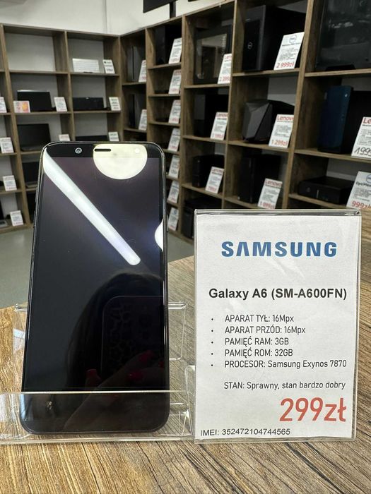 Smartfon Telefon Samsung Galaxy A6 (SM-A600FN) 3/32GB bdb gwarancja