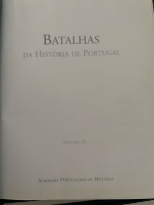 Livros batalhas da historia de Portugal