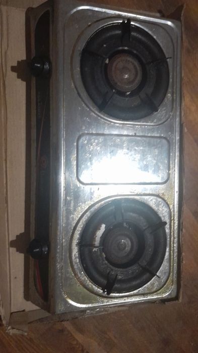 газова вживана плитка металева Gas stove Domotec