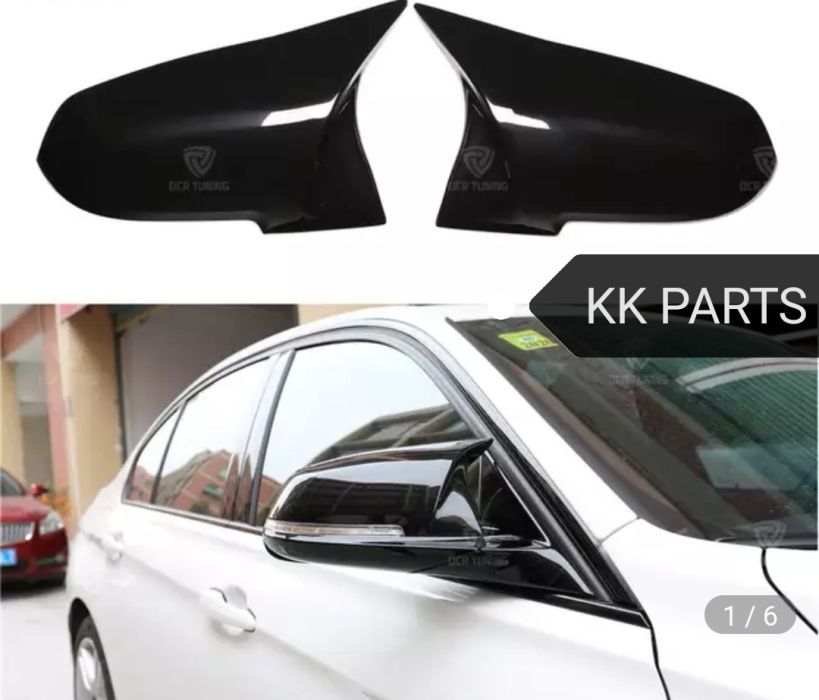 CAPAS DE ESPELHOS BMW SÉRIE F LOOK M2 M3 M4 MPERFORMANCE PRETO/CARBONO