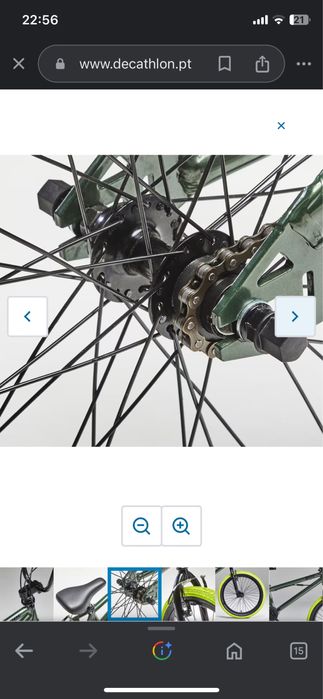 Bicicleta BMX de 10 a 14 anos usada