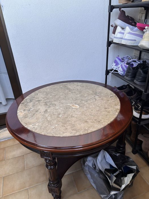 Mesa  de centro de madeira