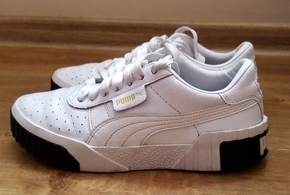 sneakersy skóra ,,PUMA" CALI WN'S damskie białe całoroczne roz.36 z UK