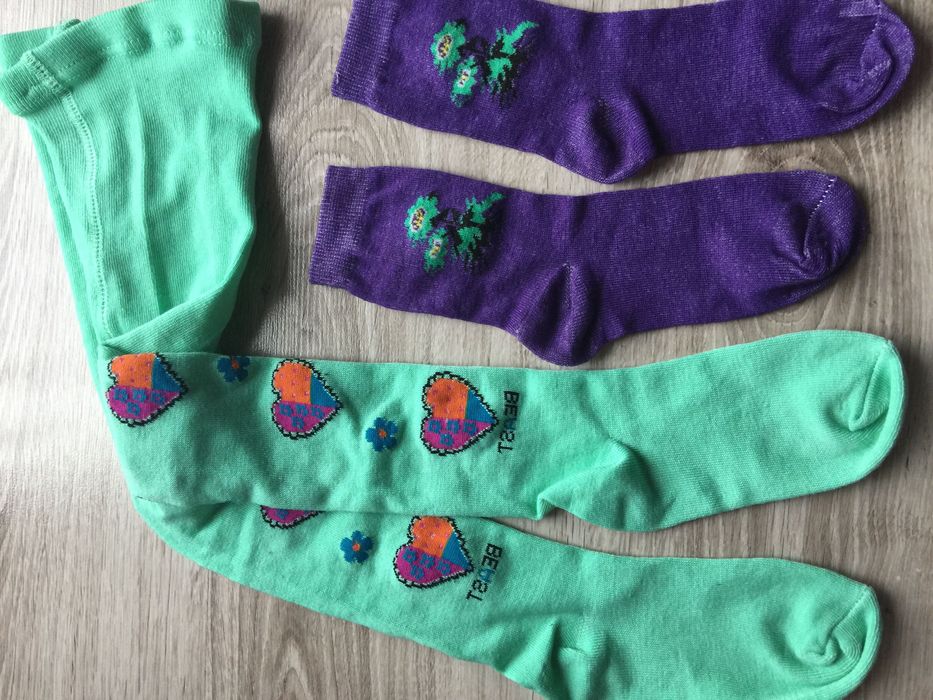 Rajstopy skarpetki 110-116 nowe!