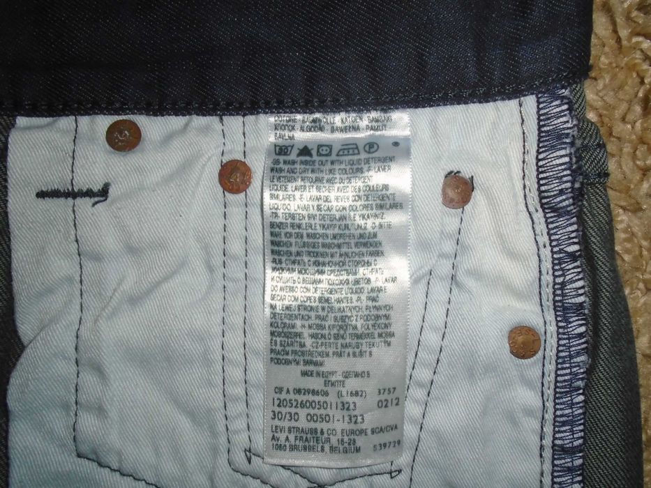 Джинсы Levis 501 USA W30-28 L30