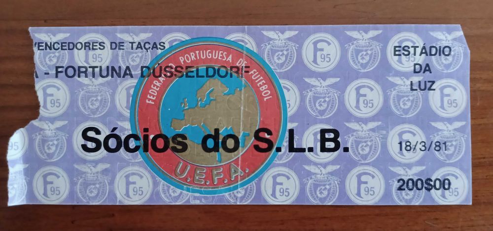 Bilhete de Futebol