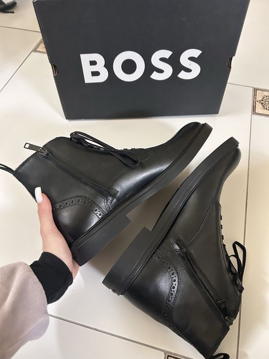 Шкіряні черевики BOSS