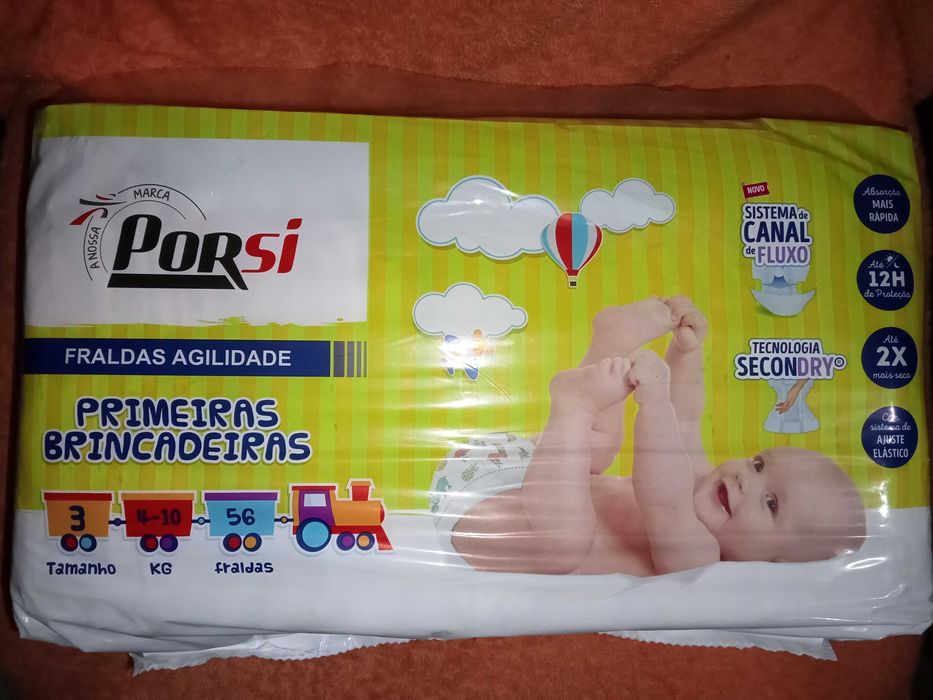 Fraldas novas vários tamanhos
