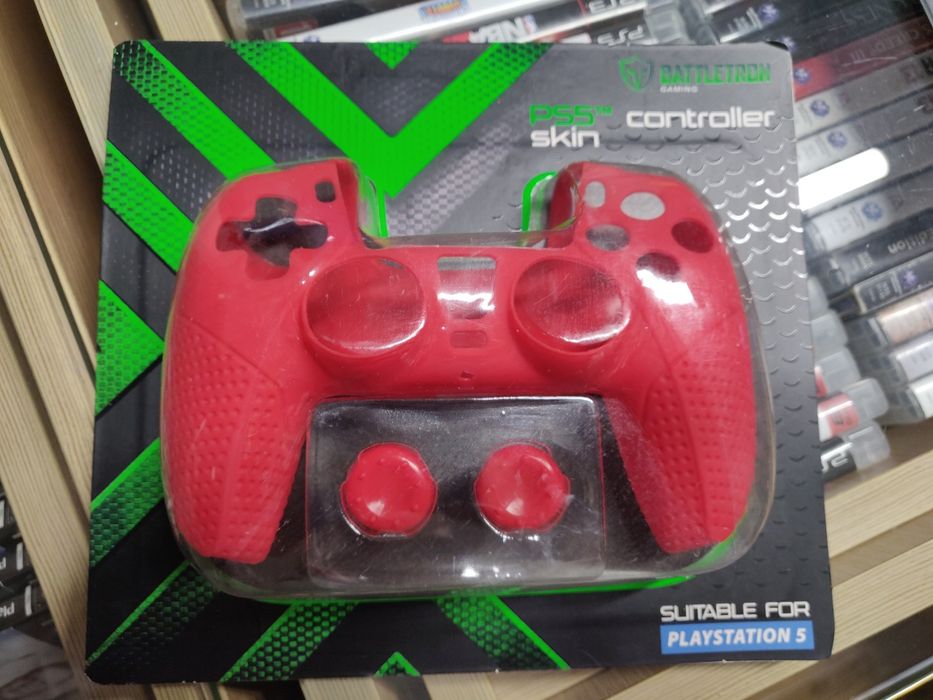 Nakładka skin na pada + 2x gumki na joystick ps5. Różne kolory