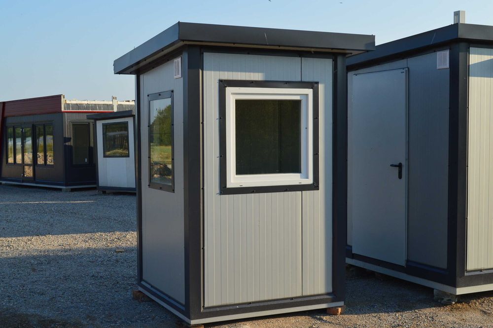 Kontener biurowy stróżówka biuro wartownia budka kabina pawilon kiosk