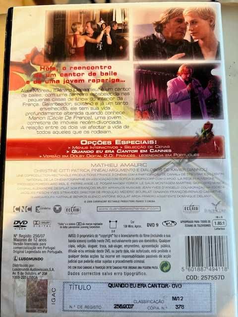 Quando Eu Era Cantor com Gérard Depardieu