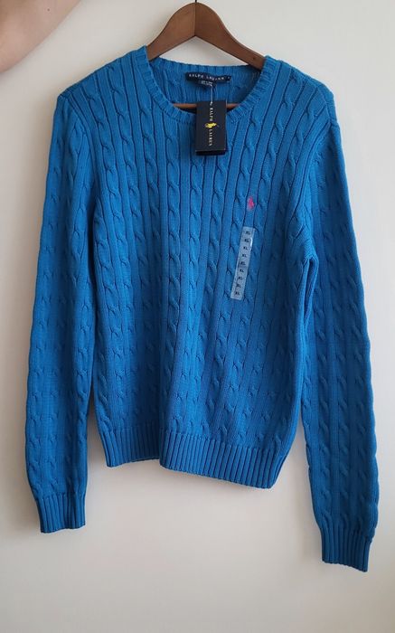 Sweter bawełniany Polo Ralph Lauren oryginalny z USA
