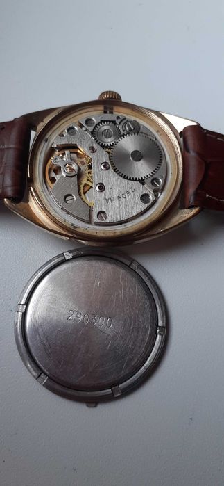 Zegarek Rakieta 17 Jewels pozłacany  VINTAGE.