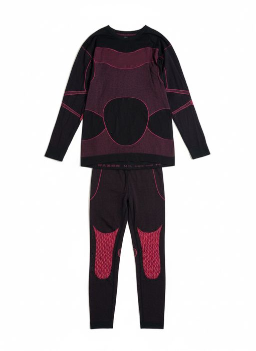 Комплект (кофта+легінси) фітнес жіночої зональної термобілизни EUR M