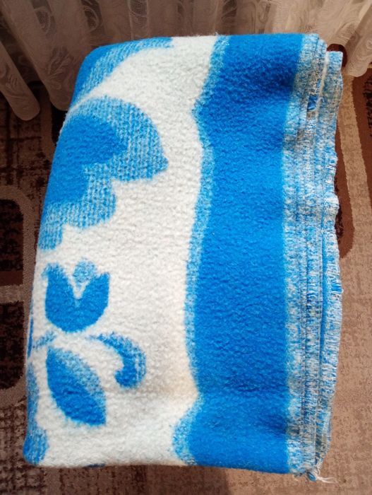 Вовняна ковдра СРСР 2*1,4м