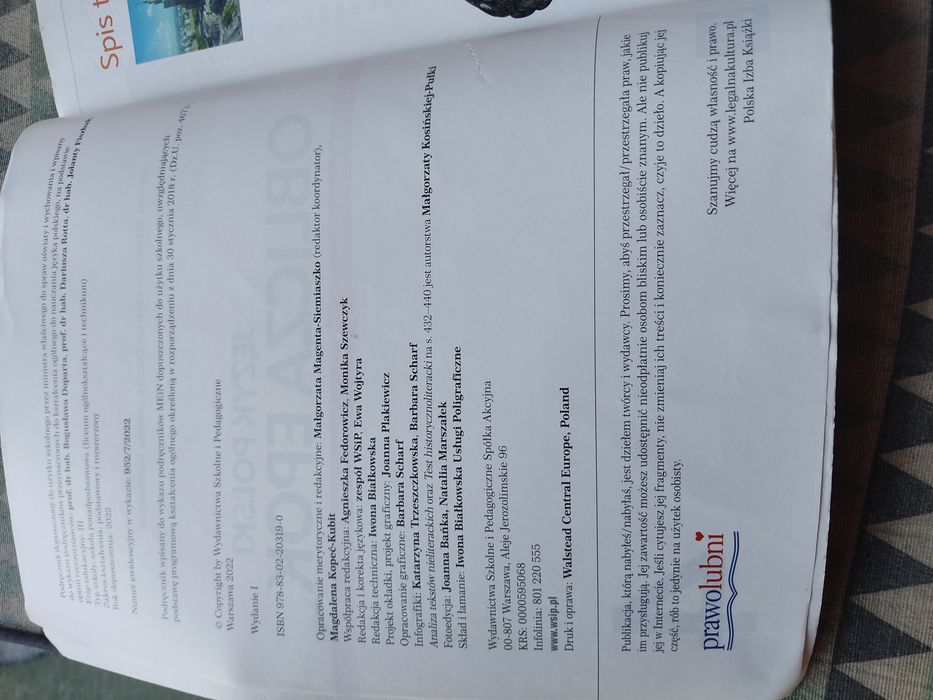 Oblicze epok 4 Podręcznik