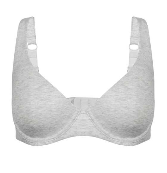 Бюстгальтер brabrabra М'який комфорт Pro 022SP сірий меланж 75С