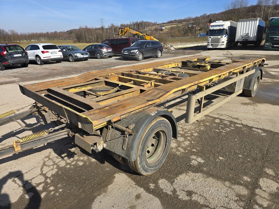 Przyczepa do hakowca MEILLER do bel RESOR Rolnicza rama platforma 19,5