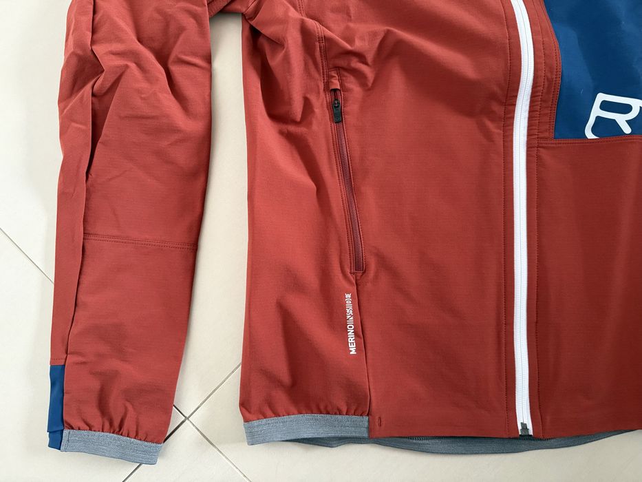 Męska kurtka Ortovox BERRINO HOODED rozmiar M clay orange