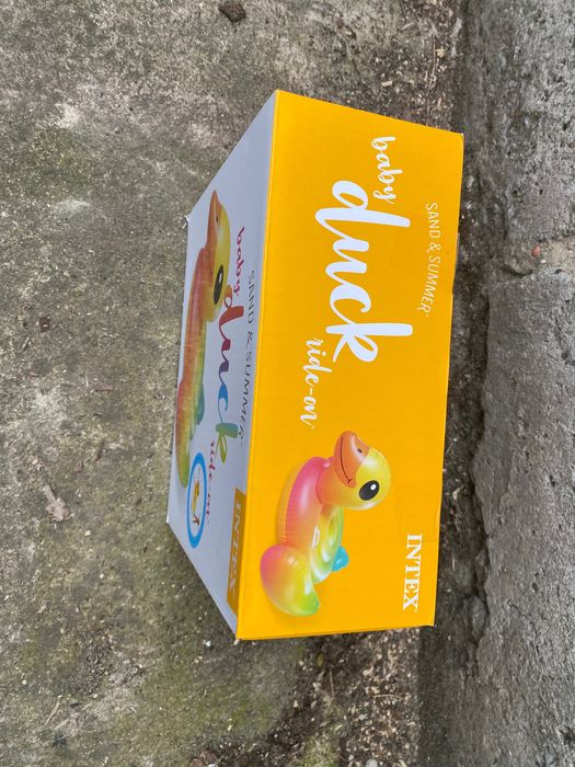 INTEX dmuchana duck kaczka gigant 147x147x81 cm dmuchaniec do pływania