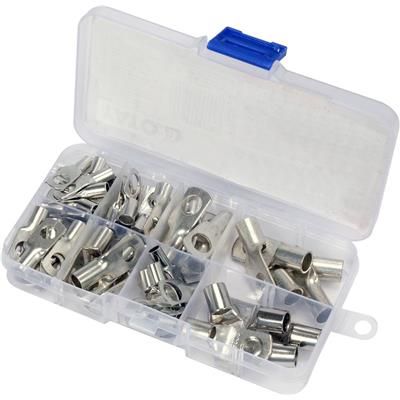 Końcówki kablowe konektory 65szt Yato