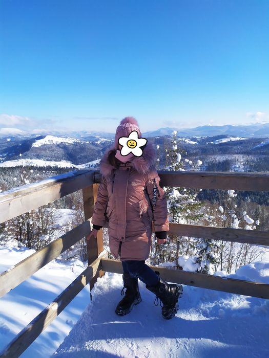 Зимнее пальто для девочки