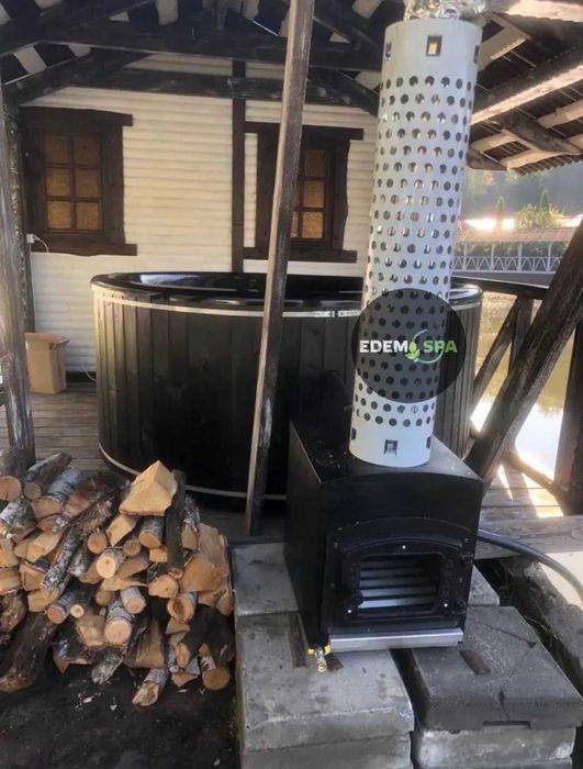 Джакузі з гідромасажем від виробника.Купіль з підігрівом.Чан на дровах