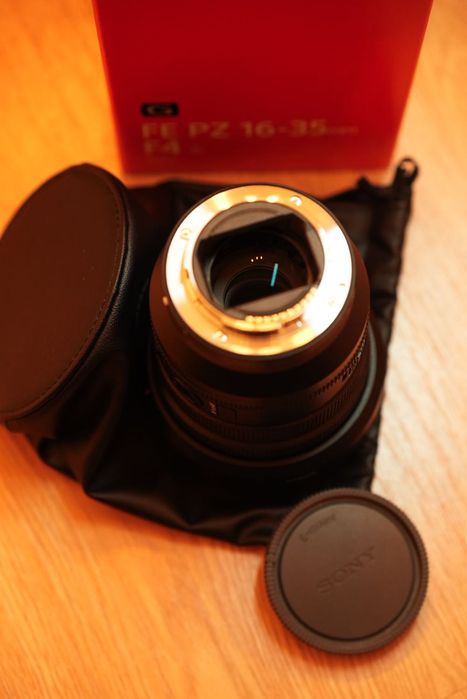 Sony FE PZ 16-35mm F4 G — Como Nova | Garantia | Caixa e Acessórios