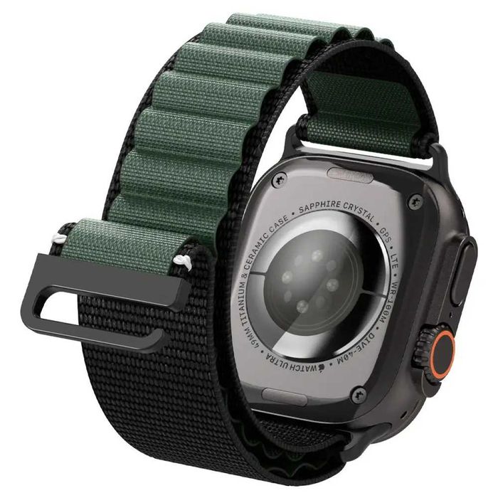 Ремешок Spigen Watch Band WBF1 для Apple Watch 44/45/46/49mm Green