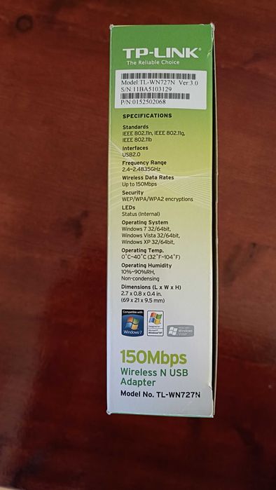 TP-Link TL-WN727N Placa Wireless USB