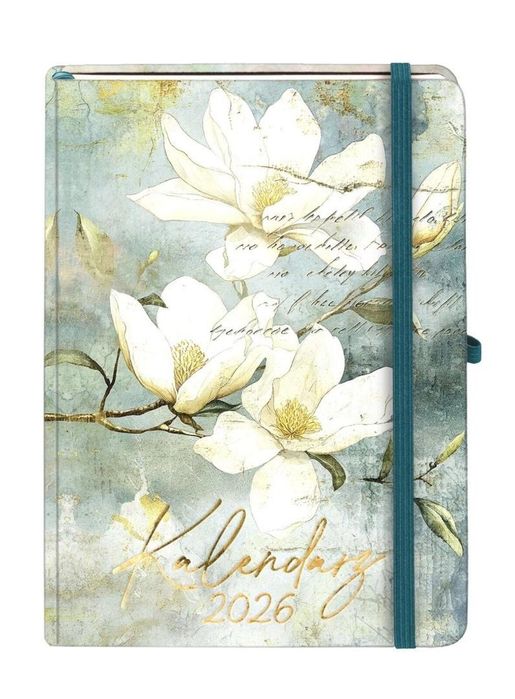 Kalendarz 2026 A5 Botanical DNS Magnolia Antra Rok wydania: 2025,