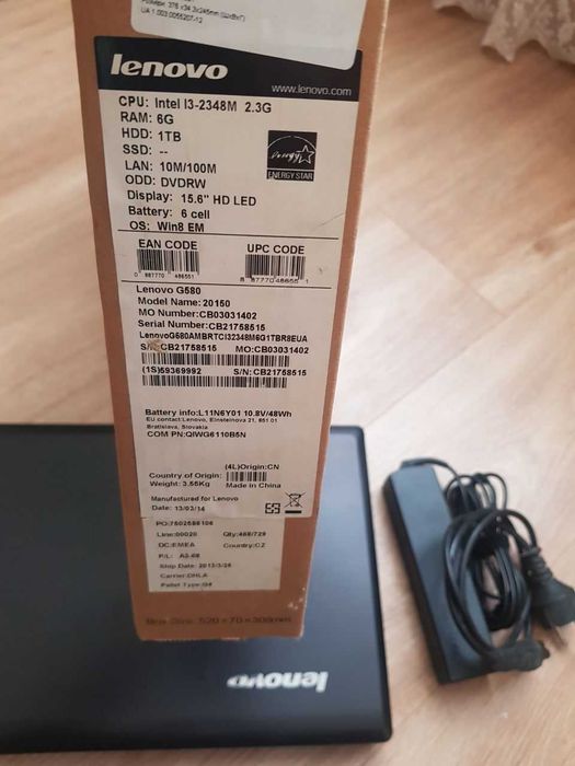 Ноутбук Lenovo G580