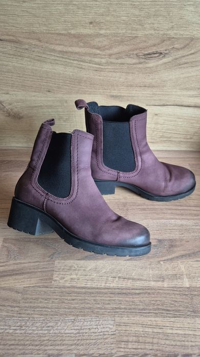 Sztyblety botki bordowe Lasocki 36