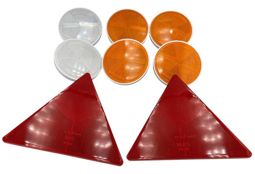 Instalacja elektryczna przyczepy D-47 KOMPLETNA LAMPY + ODBLASKI