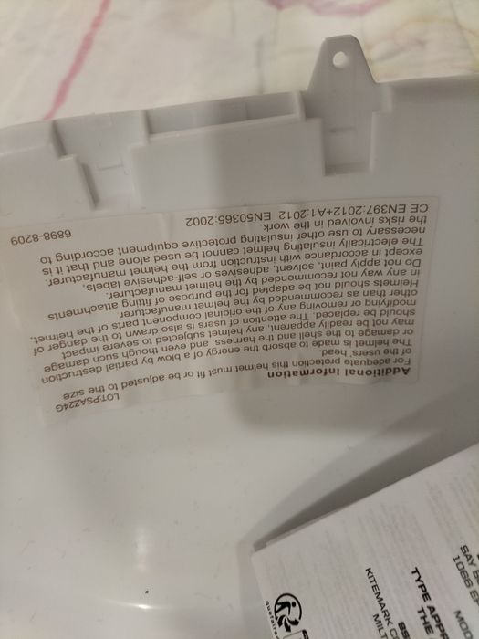 Capacete de proteção