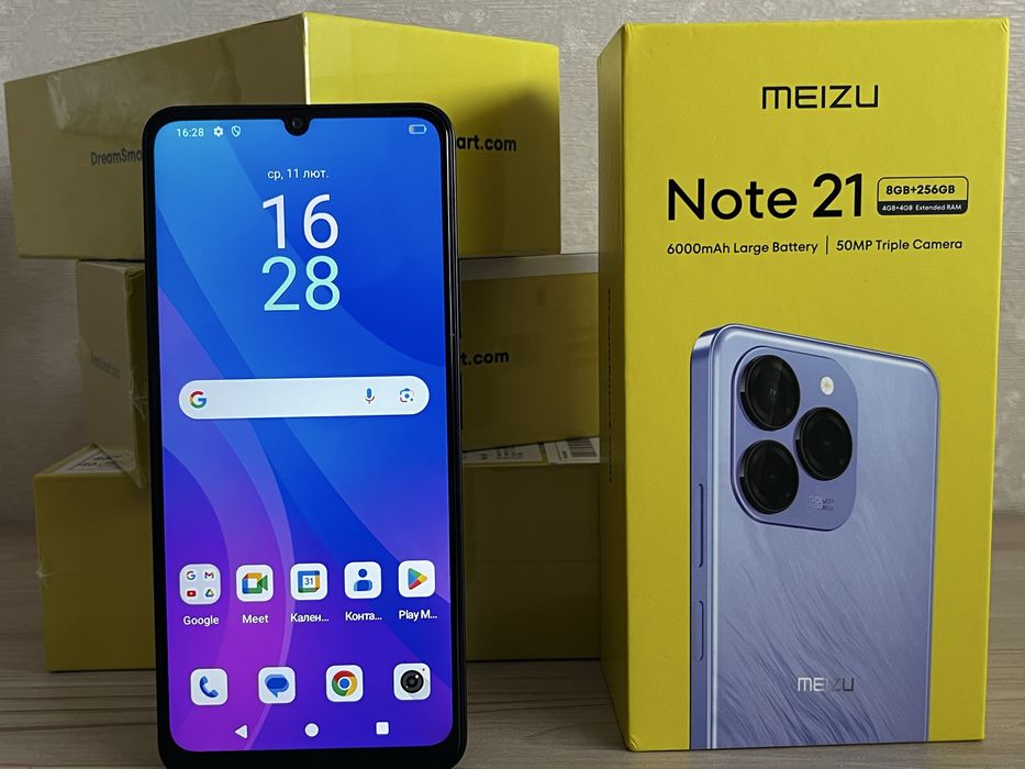 Нові !запаковані !Meіzu Note 21 8/256  6000 mAh