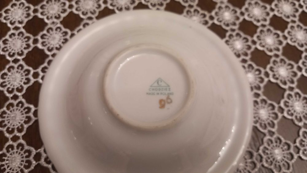 Porcelana Chodzież popielniczka róże popielniczka PRL Chodzież