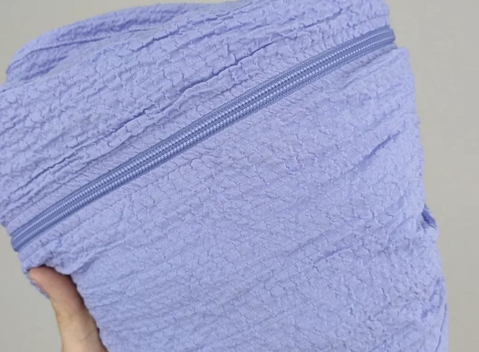 Lawendowa bomberka damska lekka rozpinana wiskoza