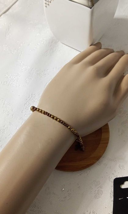 Bransoletka Metaliczna Przeplatana.