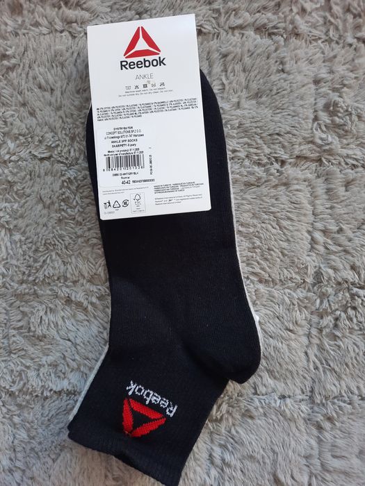 Skarpety Reebok 3-pak rozm 40-42