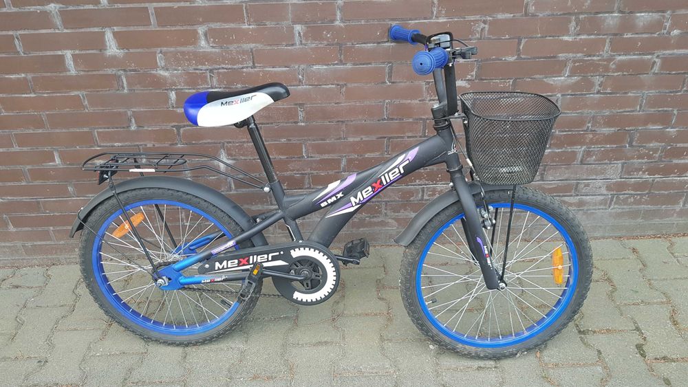 rower niebieski Mexxler BMX