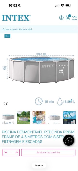 Venda de piscina