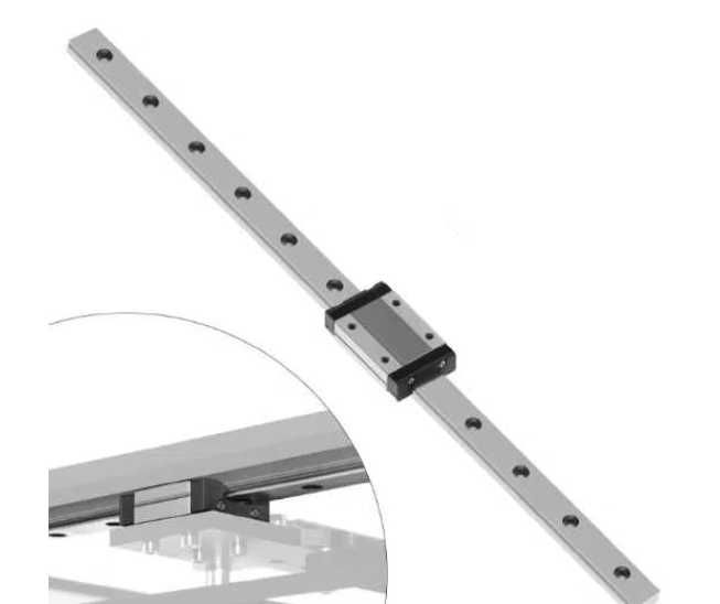 3шт. Рельс MGN9H 250мм 3D-принтер | ЧПУ | направляющая CNC и каретка