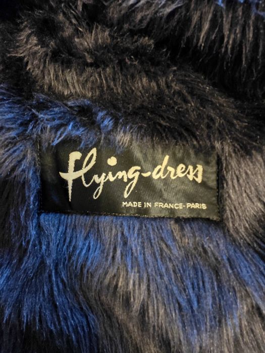 Casaco Vintage longo inverno com pêlo sintético