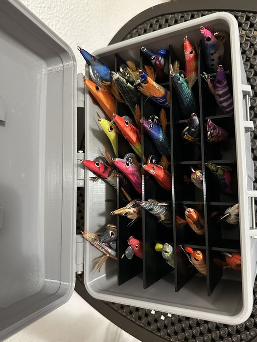 Caixa para palhaços/iscas pesca em 3D