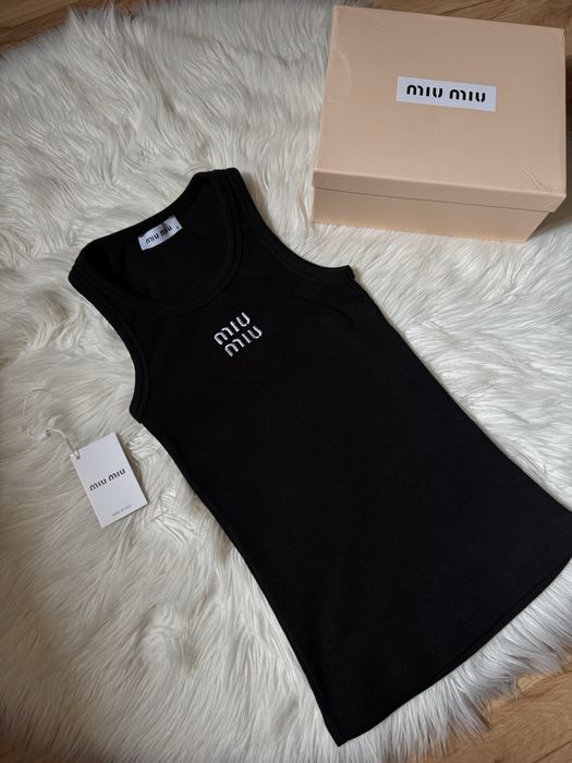 Top miu miu czarny