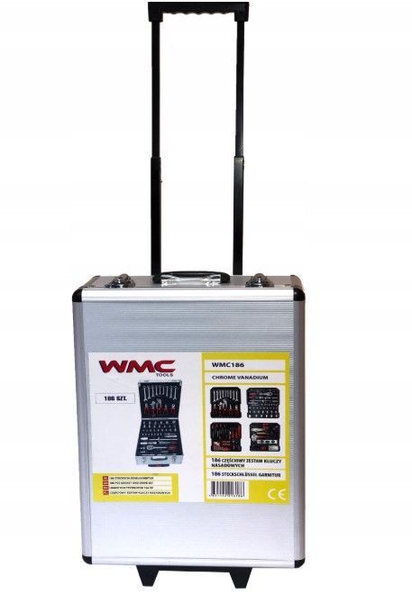Набор инструментов бит головок ключей WMC 186 елементов